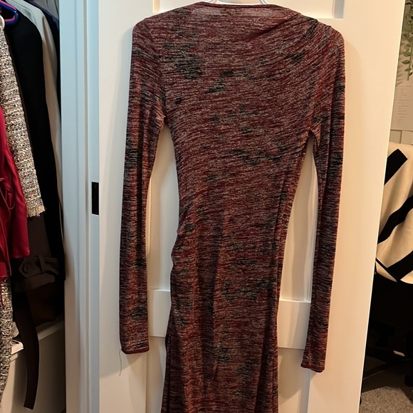 Wilfred free sweater dress in burgundy heather XS - Picture 2 of 3